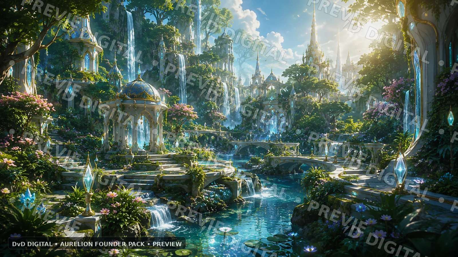 Aurelion Founder Pack preview — Elysia — Garden Reaches