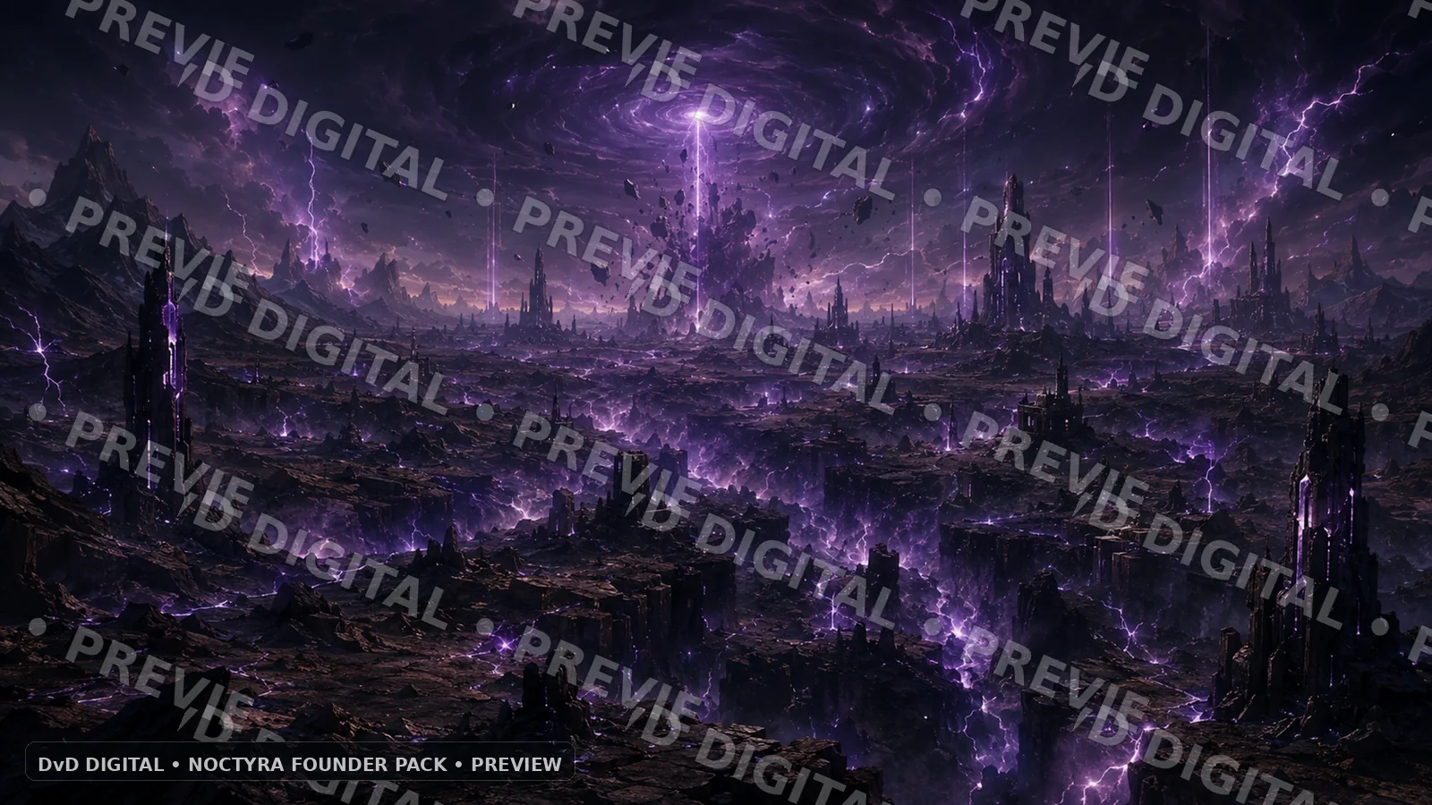 Noctyra Founder Pack preview — Shadowgate Wastes — Scarred Frontier