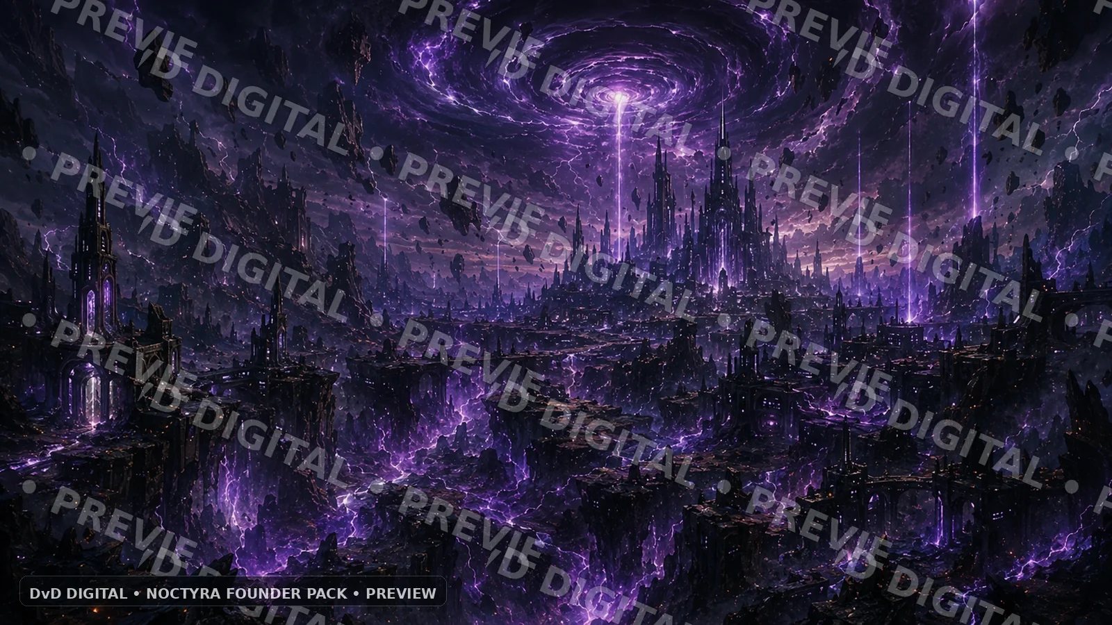 Noctyra Founder Pack preview — The Great Veil — The Forbidden Zone